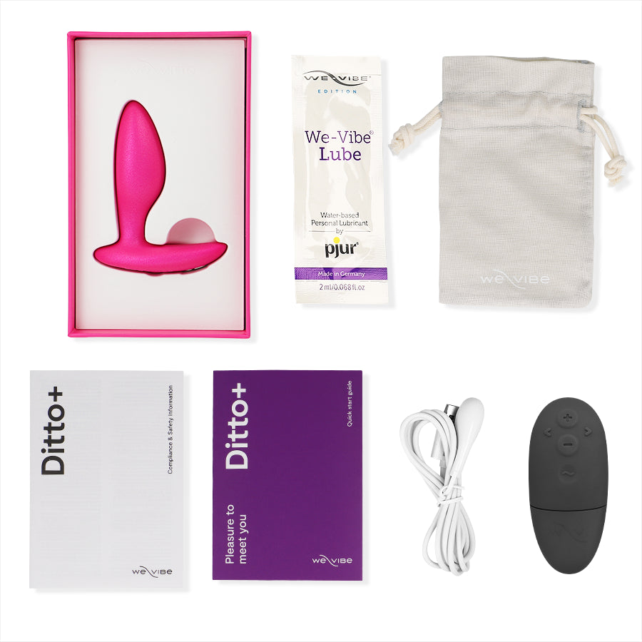 WE VIBE DITTO VIBRADOR ANAL PLUG ROSA