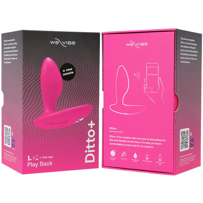 WE VIBE DITTO VIBRADOR ANAL PLUG ROSA