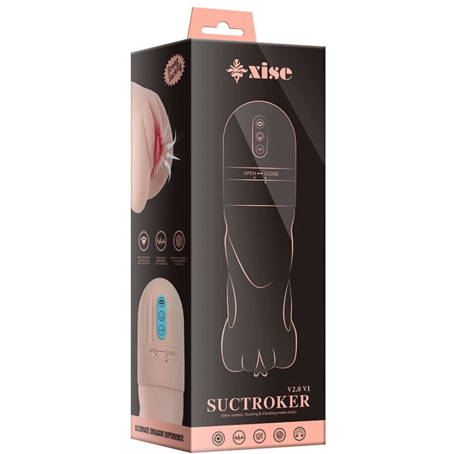 XISE SUCTROKER V20 VI MASTURBADOR VAGINA COM VIBRAyaO
