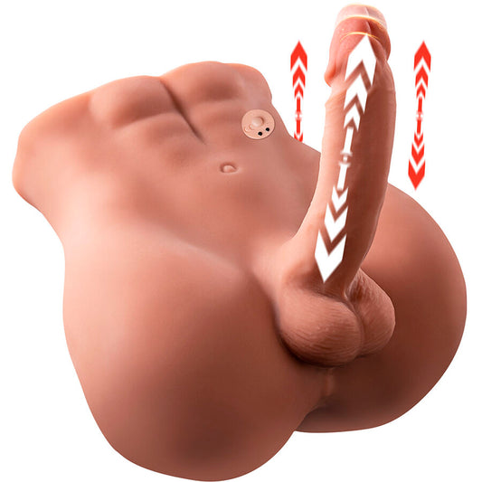 XISE BERTLETT DILDO ASS DILDO REALISTA E aNUS MASTURBADOR POSIyaO FRONTAL COM IMPULSIONAMENTO 18 CM