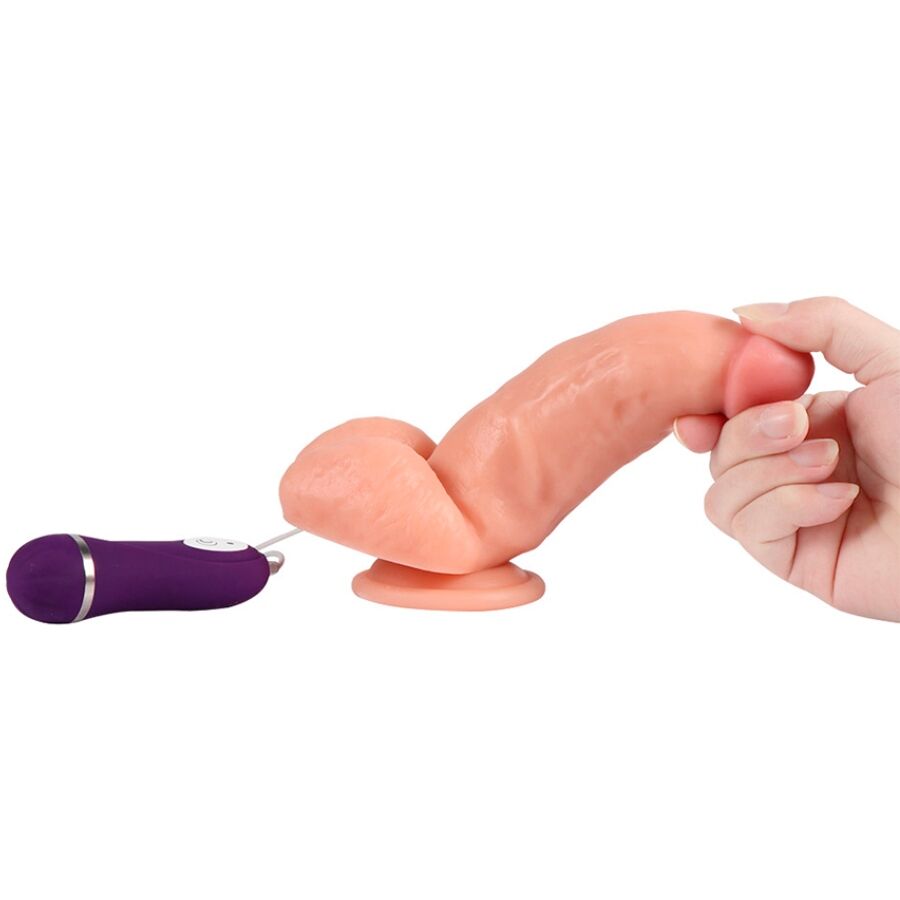 SHEQU SOLDADO VIBRADOR DILDO COM CONTROLE REMOTO 16 CM