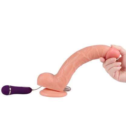 SHEQU OPTIMUS DILDO VIBRAToRIO COM CONTROLE REMOTO 28 CM