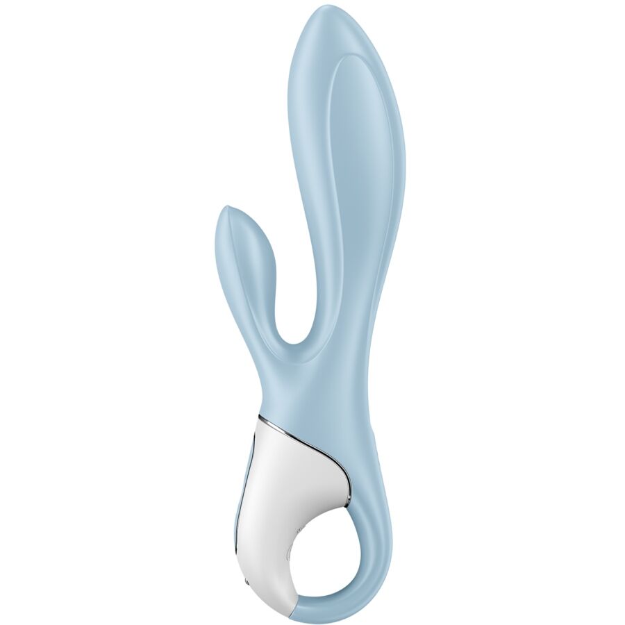 SATISFYER BOMBA DE AR BUNNY 1 COELHO INFLaVEL VIBRADOR AZUL
