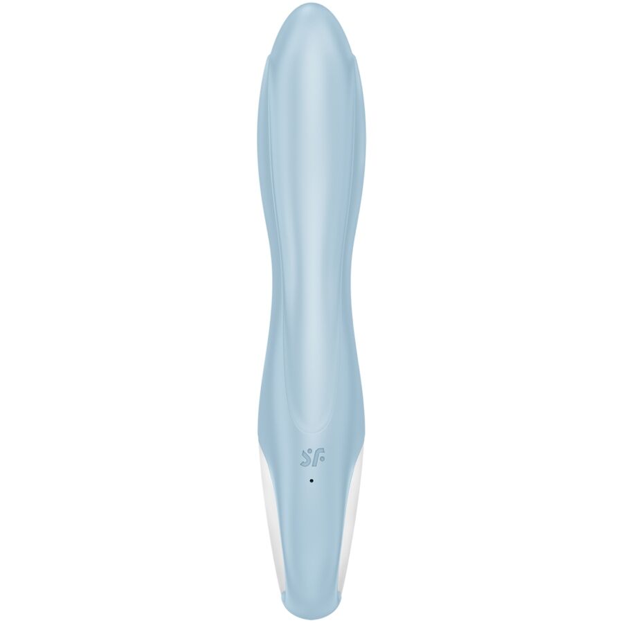 SATISFYER BOMBA DE AR BUNNY 1 COELHO INFLaVEL VIBRADOR AZUL