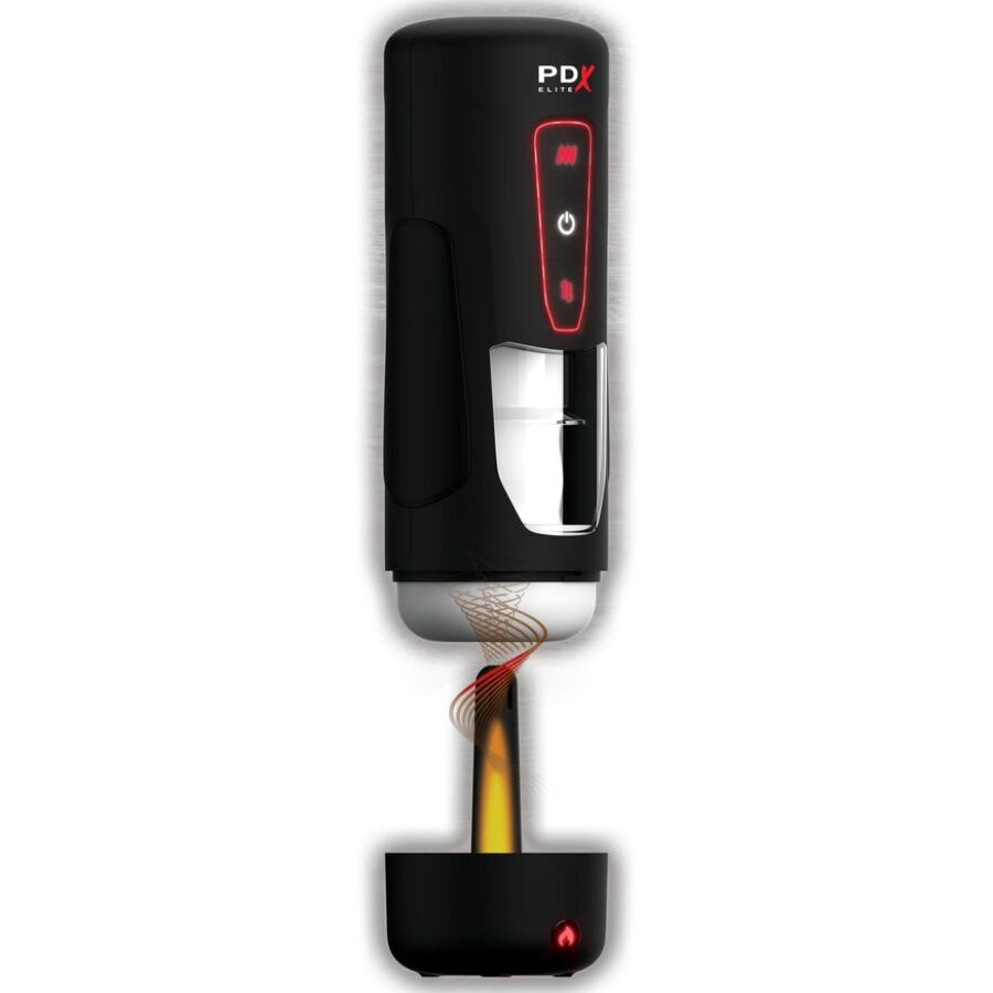PDX ELITE MASTURBADOR AUTOMaTICO MILK ME HOTTER COM VIBRAyaO DE EFEITO DE CALOR E IMPULSaO