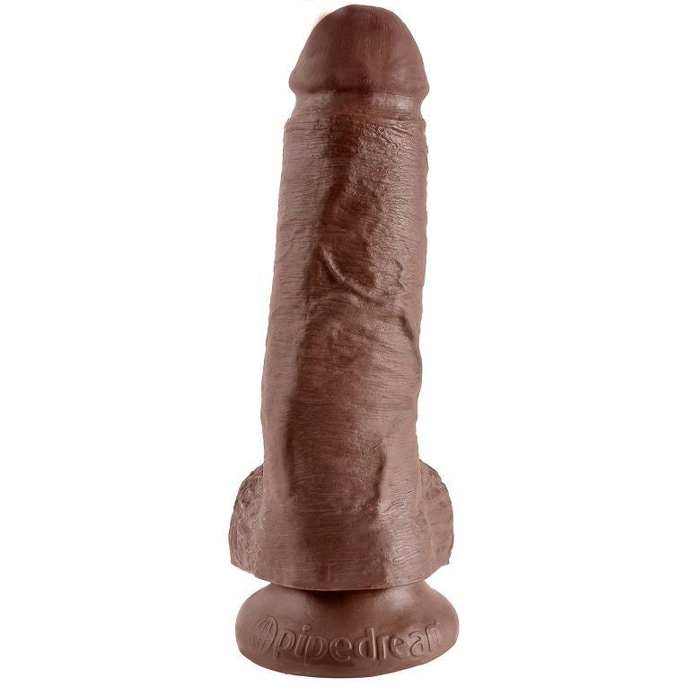 KING COCK 8 PENE REALiSTICO MARRoN 203 CM