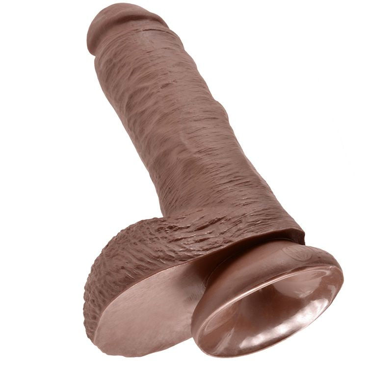 KING COCK 8 PENE REALiSTICO MARRoN 203 CM