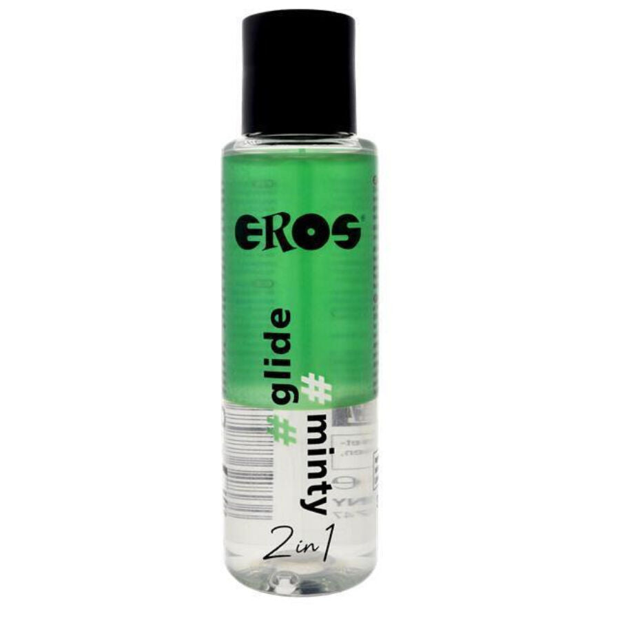 EROS LUBRIFICANTE a BASE DE SILICONE 2 IN 1GLIDE MENTA 100 ML