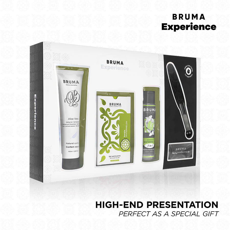 BRUMA XPERIENCE KIT TENTAyaO DE MELANCIA DOCE COM POTENCIALIZADOR DE ORGASMO