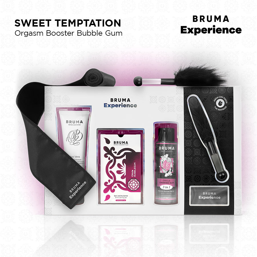 BRUMA XPERIENCE KIT DE CHICLETE TENTAyaO COM POTENCIALIZADOR DE ORGASMO