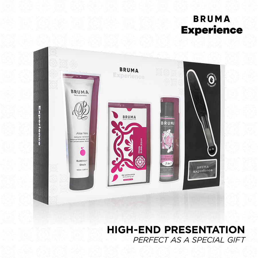 BRUMA XPERIENCE KIT DE CHICLETE TENTAyaO COM POTENCIALIZADOR DE ORGASMO