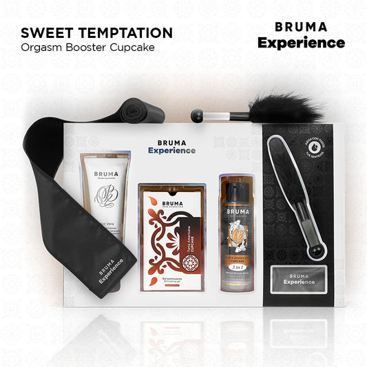 BRUMA XPERIENCE KIT DE TENTAyaO DOCE AMERICANA TART COM POTENCIALIZADOR DE ORGASMO