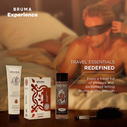 BRUMA XPERIENCE KIT DE TENTAyaO DOCE AMERICANA TART COM POTENCIALIZADOR DE ORGASMO