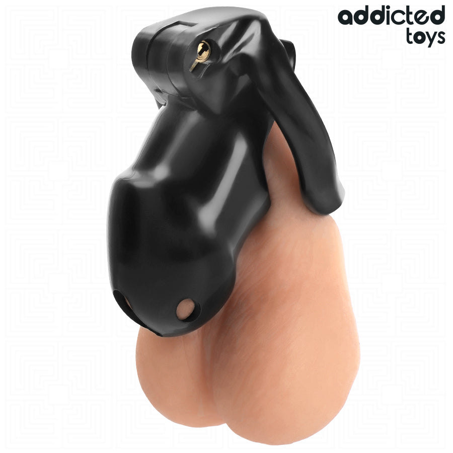ADDICTED TOYS LOCKED GAIOLA PARA PeNIS CELL MINDNIGHT 42 CM TAMANHO M