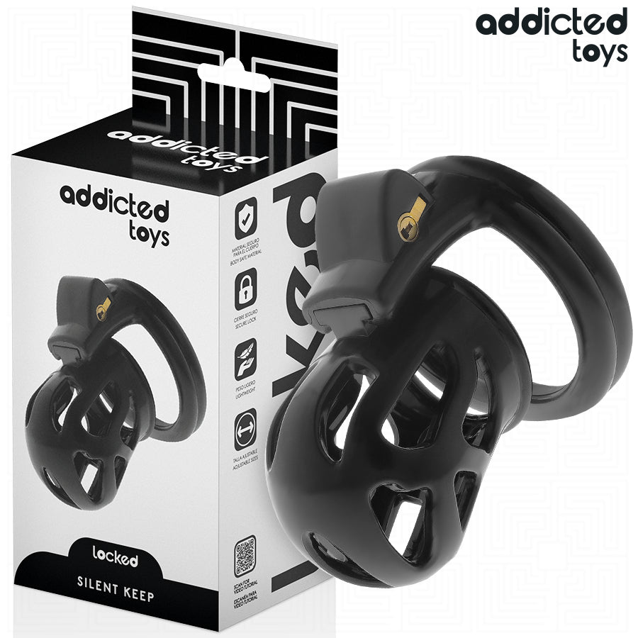 ADDICTED TOYS LOCKED GAIOLA PARA PeNIS SILENT KEEP 75 CM