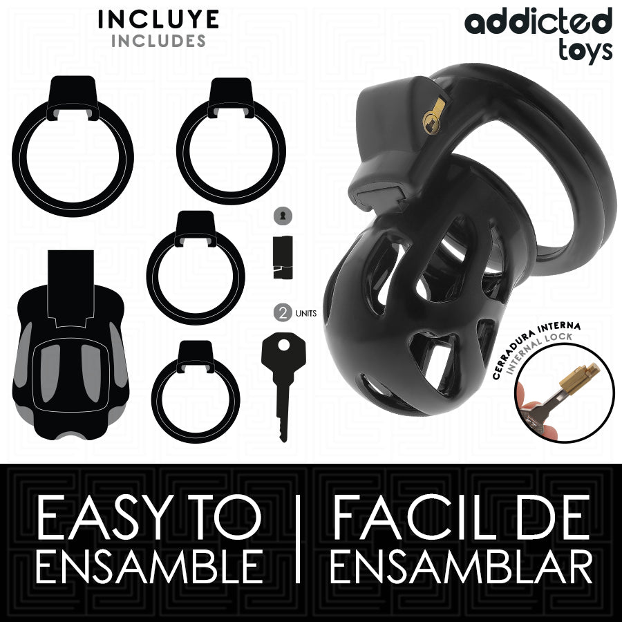 ADDICTED TOYS LOCKED GAIOLA PARA PeNIS SILENT KEEP 75 CM
