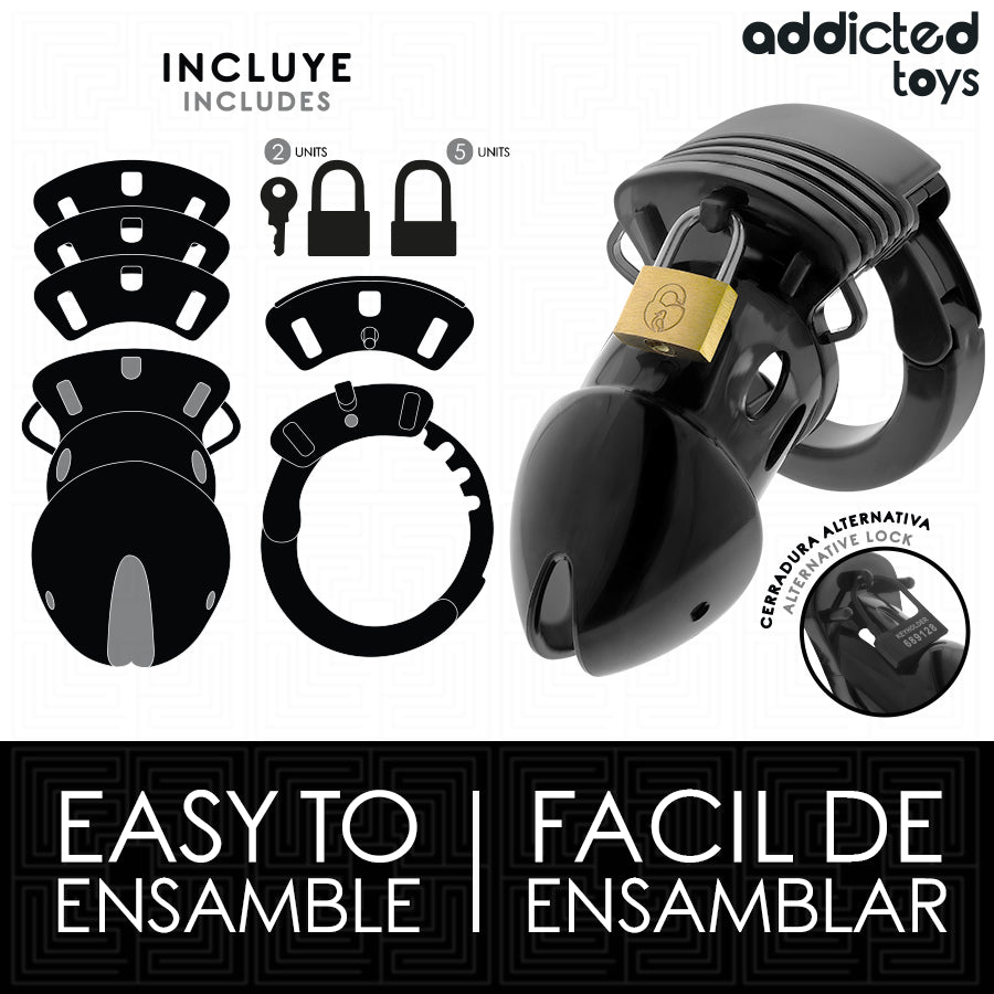 ADDICTED TOYS LOCKED GAIOLA PARA PeNIS CHASTITY DEPHHS 75 CM