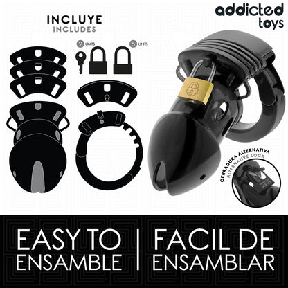 ADDICTED TOYS LOCKED GAIOLA PARA PeNIS CHASTITY DEPHHS 75 CM