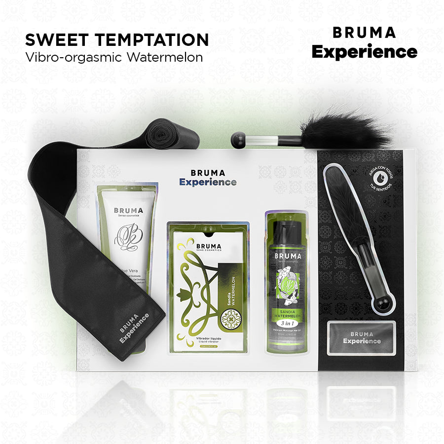 BRUMA XPERIENCE KIT DOCE TENTAyaO MELANCIA VIBRO ORGaSMICA