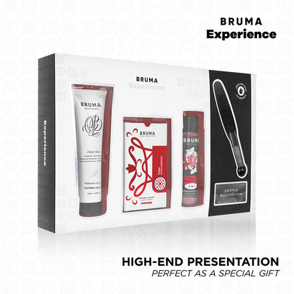 BRUMA XPERIENCE KIT DE TENTAyaO VIBRO ORGaSMICA DE MORANGO DOCE