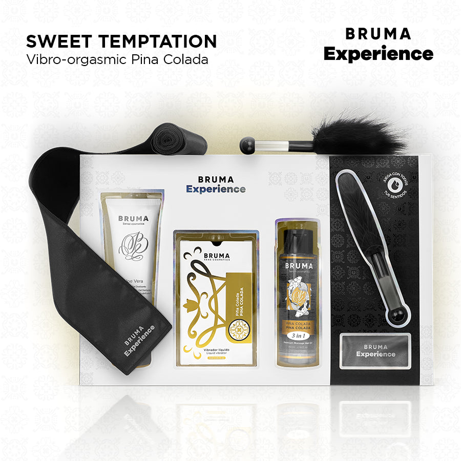 BRUMA XPERIENCE KIT VIBRO ORGASMIC PINA COLADA SWEET TEMPTATION