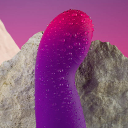 ROCKS OFF GLOW GIRL VIBE VIBRADOR DISCRETO ROXO PARA PONTO G