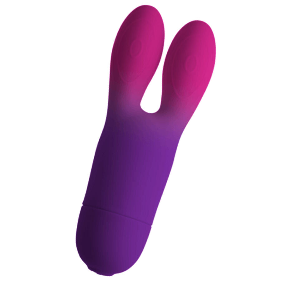 ROCKS OFF VIBRADOR FLEXiVEL GLO GIRL BUNNY ROXO