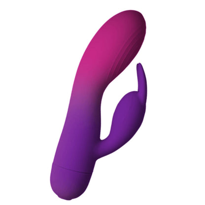 ROCKS OFF VIBRADOR GLO GIRL PURPLE RABBIT