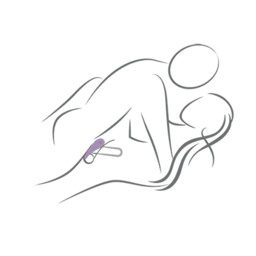 ROCKS OFF ANEL VIBRAToRIO PARA PeNIS PRETO SPIRE