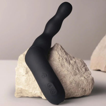 ROCKS OFF ADAPTADOR DE VIBRADOR ANAL E DE PRoSTATA PRETO