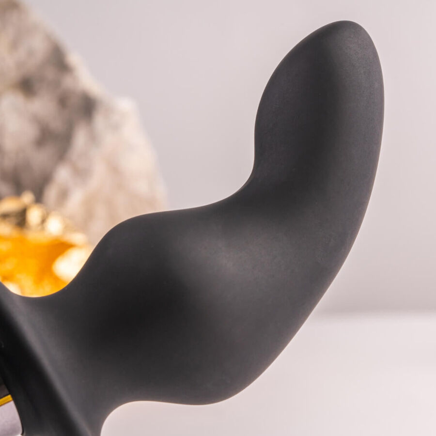 ROCKS OFF PLUG ANAL RO ZEN RRO COM ANEL VIBRAToRIO PARA PeNIS PRETO