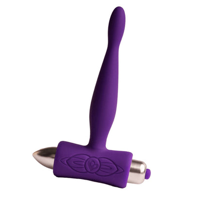 ROCKS OFF PETITE SENSATIONS TEAZER PLUG ANAL VIBRADOR ROXO