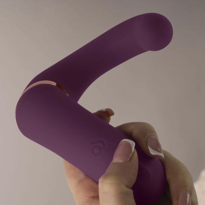 ROCKS OFF VIBRADOR DUPLO GEMINI ESTIMULADOR DE CLIToRIS PONTO G ROXO