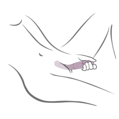 ROCKS OFF VIBRADOR DUPLO GEMINI ESTIMULADOR DE CLIToRIS PONTO G ROXO