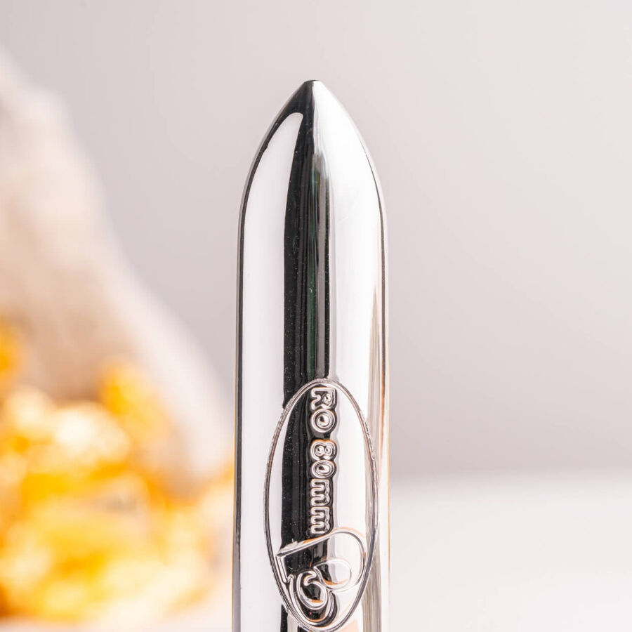 ROCKS OFF BALA VIBRANTE RO 80 CROMADA PRATA