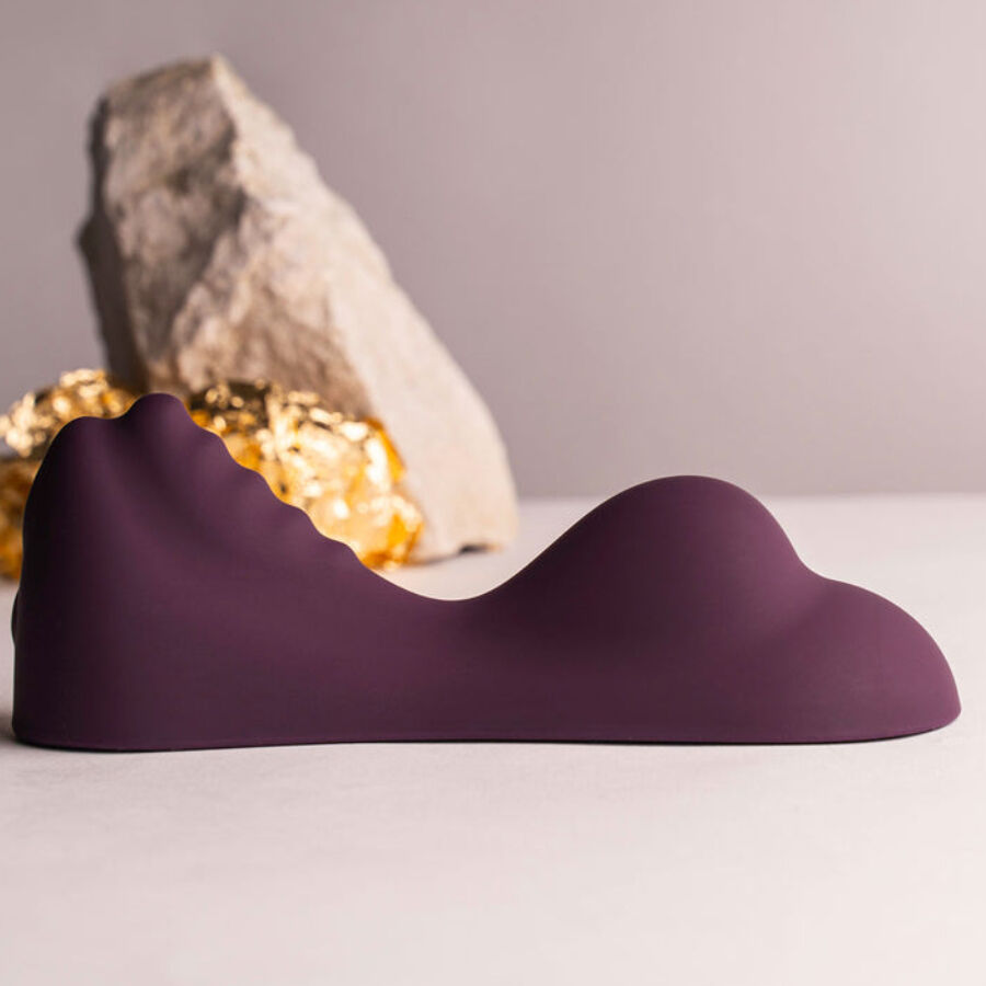 ROCKS OFF VIBRADOR RUBY GLOW ROXO PARA SENTAR