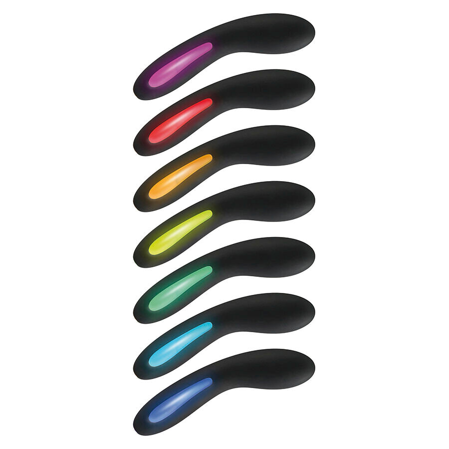 TOYJOY VIBRADOR PRETO COM LUZ LUMINADA