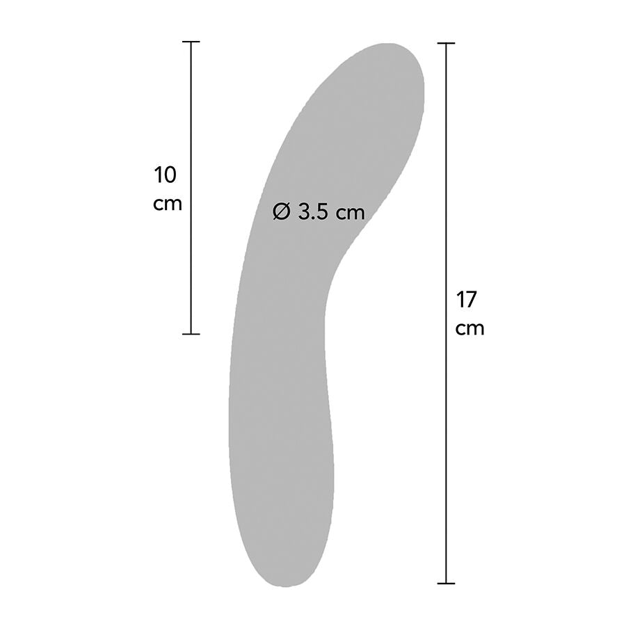 TOYJOY VIBRADOR PRETO COM LUZ LUMINADA