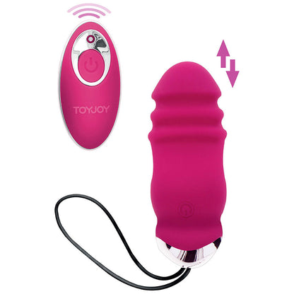 TOYJOY FELICIDADE SUNN SIDE PARA CIMA E PARA BAIXO VIBRADOR FuCSIA CONTROLE REMOTO