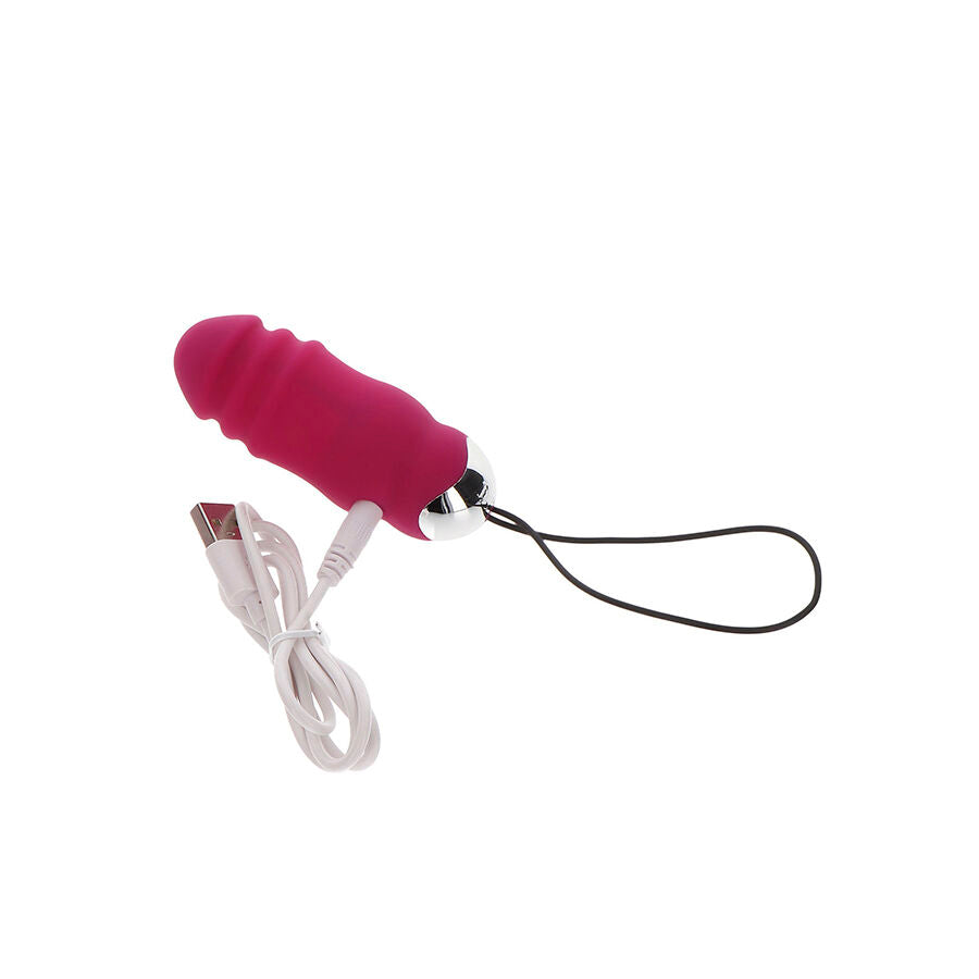 TOYJOY FELICIDADE SUNN SIDE PARA CIMA E PARA BAIXO VIBRADOR FuCSIA CONTROLE REMOTO