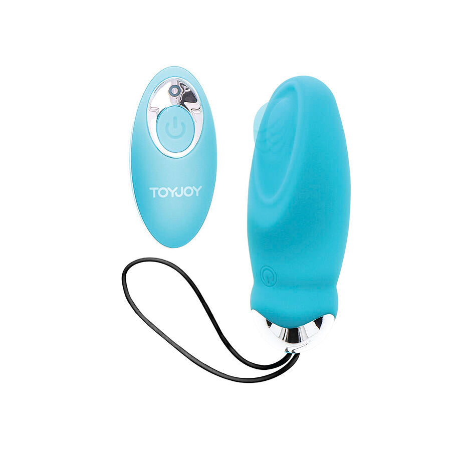 TOYJOY FELICIDADE EU ESTOU TaO EXCITADO VIBRADOR COM CONTROLE REMOTO AZUL