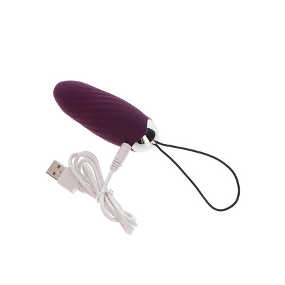 TOYJOY FELICIDADE KNOCK KNOCK EGGSTAVAGANT VIBRADOR CONTROLE REMOTO ROXO