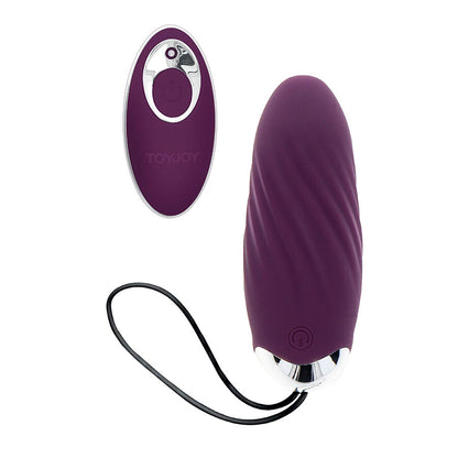 TOYJOY FELICIDADE KNOCK KNOCK EGGSTAVAGANT VIBRADOR CONTROLE REMOTO ROXO