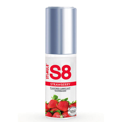 STIMUL8 LUBRIFICANTE S8 MORANGO 50 ML