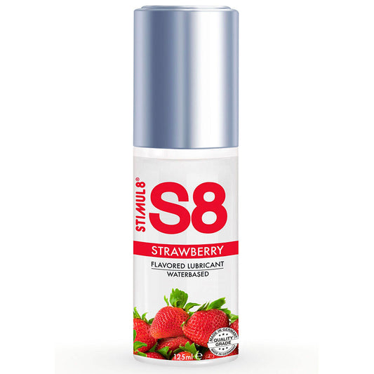 STIMUL8 LUBRIFICANTE S8 MORANGO 125 ML