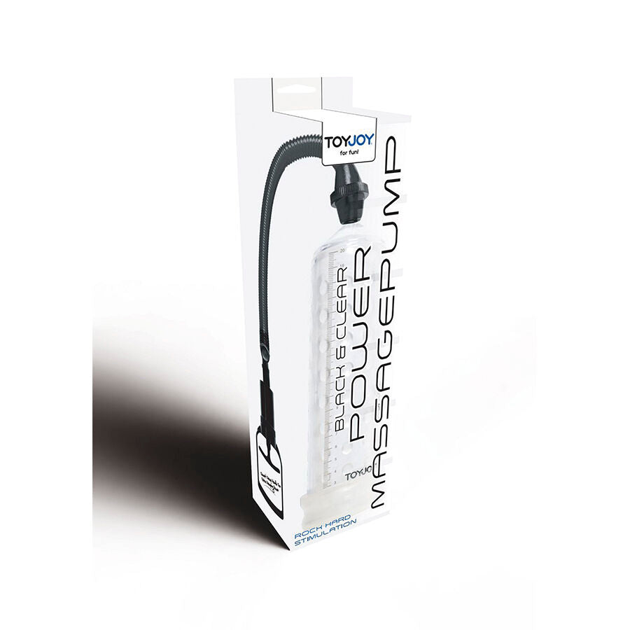 TOYJOY BOMBA DE MASSAGEM PODEROSA COM MANGA TRANSPARENTE