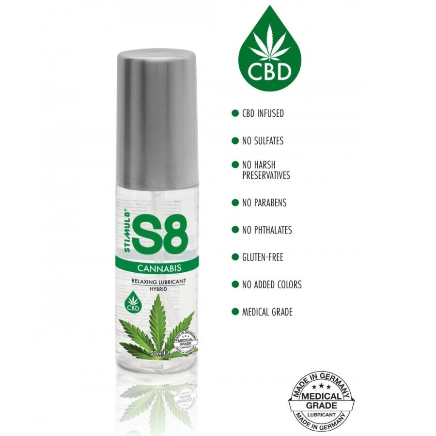 STIMUL8 LUBRIFICANTE HiBRIDO DE CANNABIS S8 50 ML