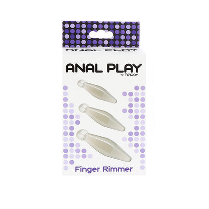 TOYJOY ANAL PLAY FINGER RIMMER 3 PEyAS TRANSPARENTE
