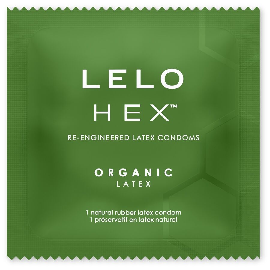 LELO CAIXA DE PRESERVATIVOS ORGaNICOS HEX 3 UNIDADES