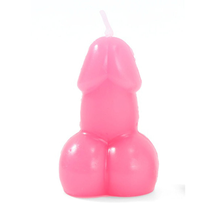 DIABLO PICANTE VELA EM FORMATO DE PeNIS NA COR FuCSIA